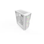 Thunder Gladius TGC-1026-W E-ATX ARGB Gaming Case - 3 ARGB Fans Pre-Installed - White - Image 6