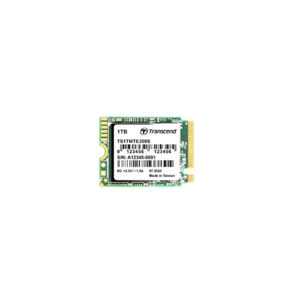 Transcend 300S 512GB M.2 NVMe SSD, 3D NAND, PCIe Gen3 x4, 2,000/1,650 MB/s Read/Write, Best for Laptops
