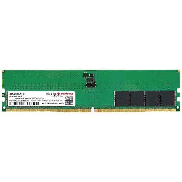 Transcend JetRam JM4800ALE-8G Memory Module 8GB Single DDR5 4800MHz