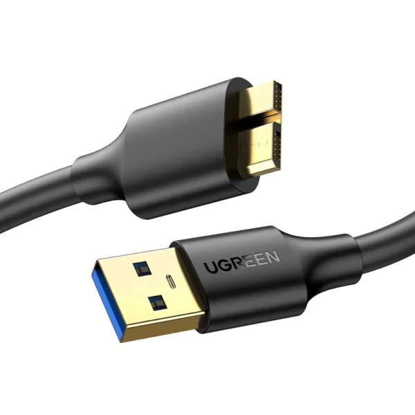 Ugreen 10841 USB 3.0 A Male To Micro USB 3.0 Male Cable Black 1M