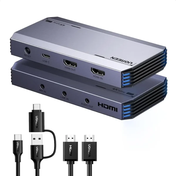 Ugreen 25173 HDMI Video Capture Device All in/output: 4Kx2K@60Hz