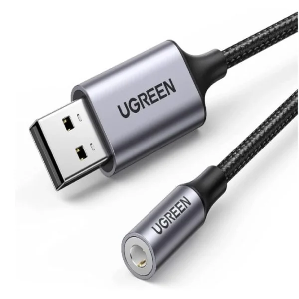 Ugreen 30757 USB-A To 3.5mm External Stereo Sound Adapter