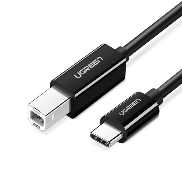 Ugreen 50446 USB-C 2.0 To USB-B 2.0 Print Cable Black 2M