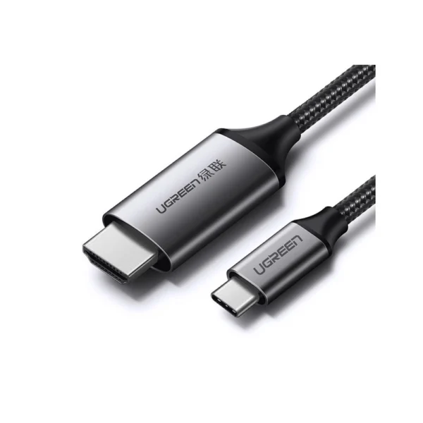 Ugreen 50570 USB-C to HDMI Male to Male Cable Aluminum Shell 1.5M (Gray Black)