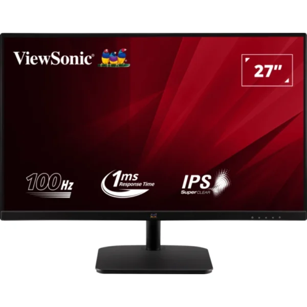ViewSonic VA2732-MH 27-inch FHD IPS Home & Office Monitor With 100Hz AMD FreeSync, Dual Speaker, Wall Mount, Bezel less, Eye-Care, FlickerFree, SRGB105%, HDMI, VGA