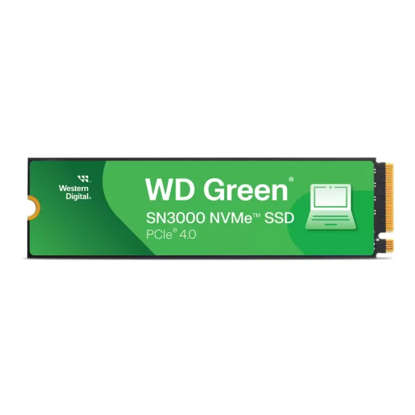 Western Digital 1TB WD Green SN3000 WDS100T4G0E NVMe SSD - PCIe Gen4 x4, M.2 2280, Up to 5,000 MB/s