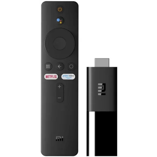 Xiaomi Mi TV Stick, DTS and Dolby Surround Sound, Quad-core CPU, Wi-Fi 6, Bluetooth Voice Control Remote Included, Compact Design