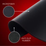 XPG Battleground Large Gaming Mouse Pad Exquisite Microfiber Material with Anti-Slip Rubber Base - Black - Image 4