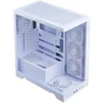 XPG Invader X BTF Mid-Tower PC Case, Reverse-Connector Motherboard Compatibility – White - Image 5