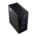 XPG LANDER 500 Mid Tower Gaming Case - Black - 4 ARGB Fans Pre-Installed - Image 3