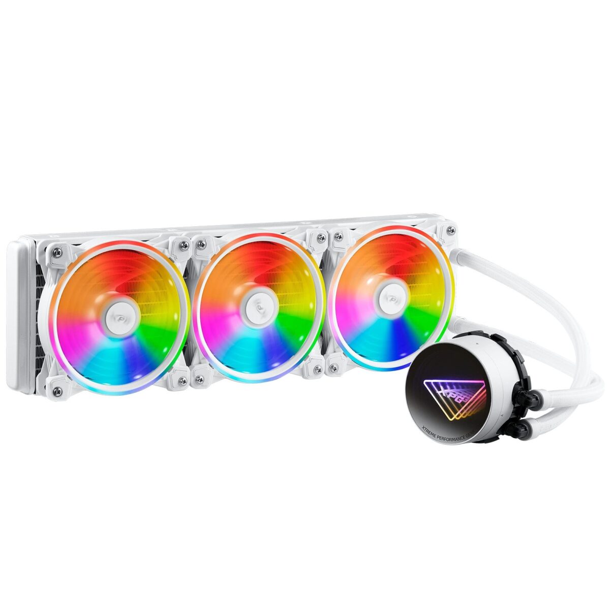 XPG Levante X 360 ARGB All-in-One Liquid CPU Cooler - White - Image 2