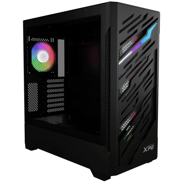 XPG STARKER AIR BTF E-ATX RGB Mid Tower Gaming Case - Black - 4 ARGB Fans Pre-Installed