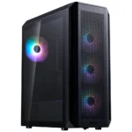 XPG VALOR AIR Plus Mid Tower Gaming Case - Black - 4 ARGB Fans Pre-Installed