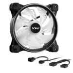 XPG HURRICANE 120 ARGB Efficient PWM Design Casing Fan - Black - Image 2