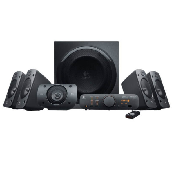 Logitech Z906 5.1 Surround Sound Speaker System - THX, Dolby Digital and DTS Digital Certified - Black
