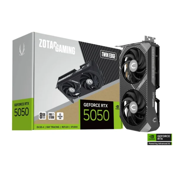 ZOTAC GAMING GeForce RTX 5050 Twin Edge 8GB GDDR6 Graphics Card