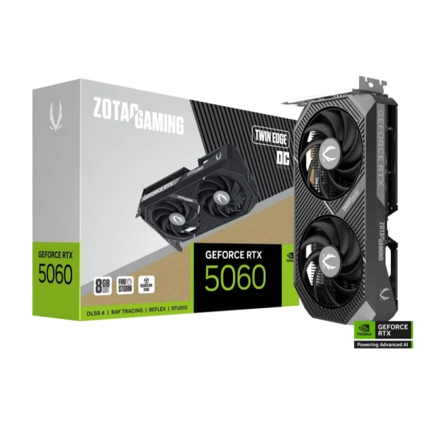 ZOTAC GAMING GeForce RTX 5060 Twin Edge OC 8GB GDDR7 Graphics Card