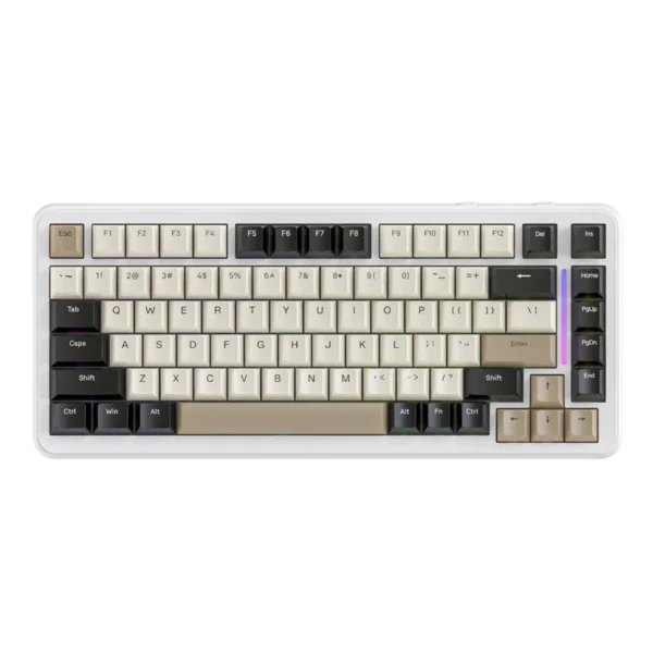 ATTACK SHARK M86 Tri-mode Gasket Mechanical Keyboard - Cheese White