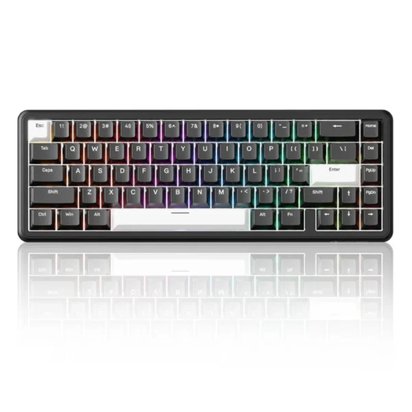 ATTACK SHARK X65 HE 65% Wired Gaming Keyboard Magnetic Switch Rapid Trigger - Black