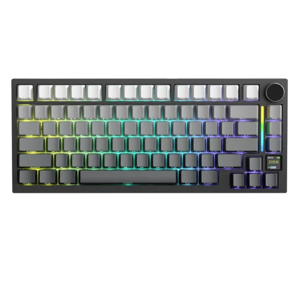ATTACK SHARK X820Ultra Tri-mode Gasket Mechanical Keyboard - Black Gradient