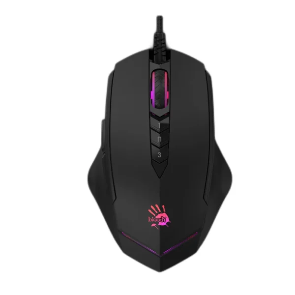 Bloody V8M Max RGB Optical Wired Gaming Mouse - Black