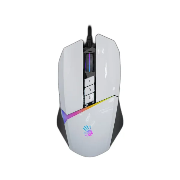 Bloody W60 Max RGB Wired Gaming Mouse - Panda White
