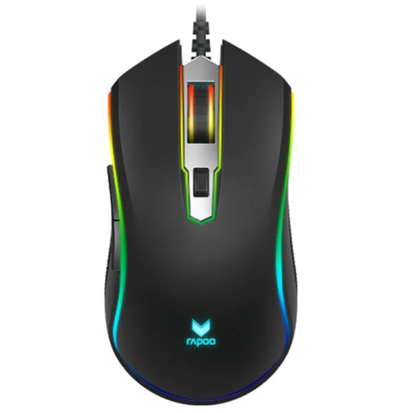 Rapoo V25S Optical Gaming Mouse - Black