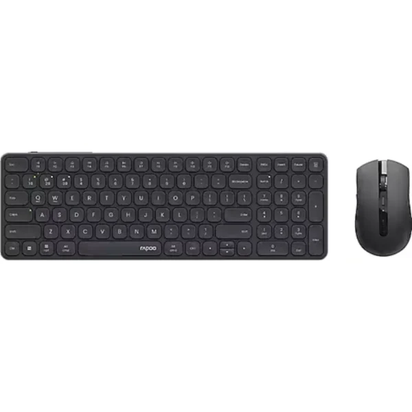 Rapoo 9350S Multi-mode Wireless Mouse & Keyboard - US_Dark Grey