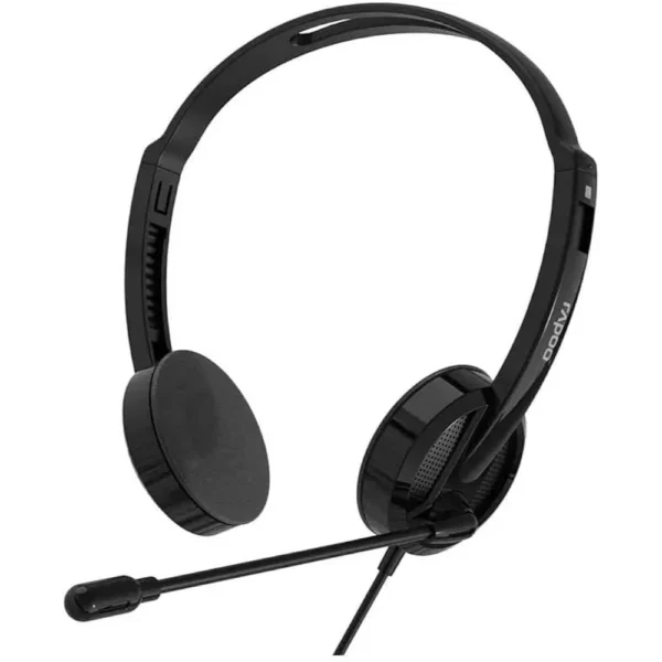 Rapoo H102 Wired Stereo Headset - Black