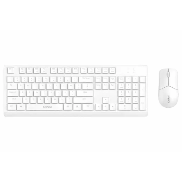 Rapoo X1500 Pro Wireless Mouse & Keyboard - US_White