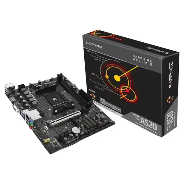 SAPPHIRE A520M-E AM4 DDR4 microATX Motherboard