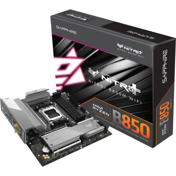 SAPPHIRE NITRO+ B850M WiFi AM5 DDR5 microATX Motherboard