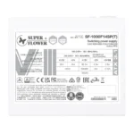 Super Flower Leadex VIII Platinum Pro ATX3.1 1000W Pro 80+ Platinum Full Modular Power Supply - White - Image 3