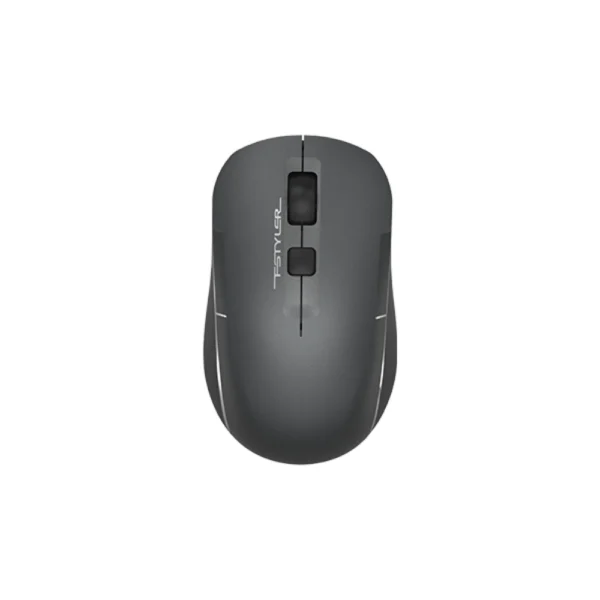 A4tech FB26CS Air2 Fstyler Dual-Mode Bluetooth & 2.4GHz Wireless Silent Click Mouse USB - Smoky Grey