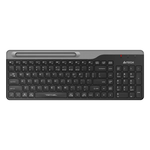 A4tech FBK25 Fstyler Bluetooth + 2.4G Connection 2-section Keyboard, USB, US Layout - Black