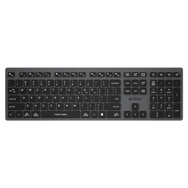 A4tech FBX50C Fstyler Bluetooth & 2.4G Scissor Switch Keyboard, US Layout - Black