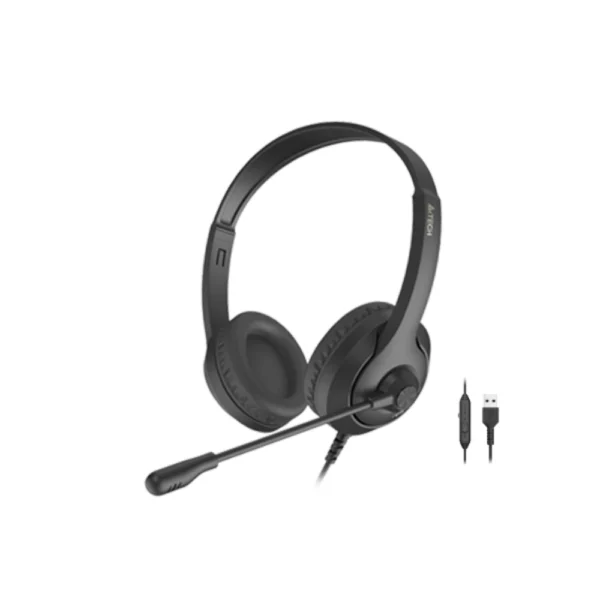 A4tech FH100U Fstyler USB Headphone Stone - Black