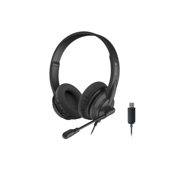A4tech HU-10 Wired Headset USB - Black