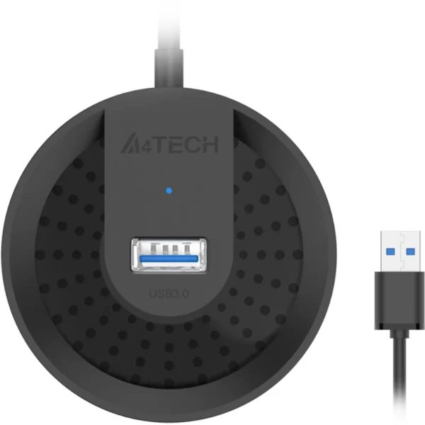 A4tech HUB-30 USB 3.0 4 Ports, 100cm, USB Plug - Black