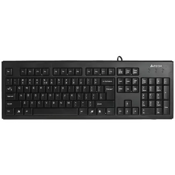A4tech KR-83 Comfortkey Wired Keyboard, USB, US Layout - Black