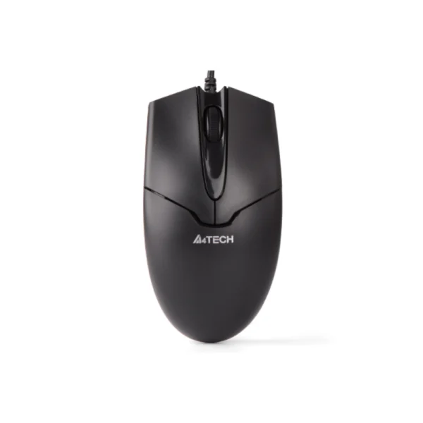 A4tech OP-550S Wired Mouse Silent Click USB - Black