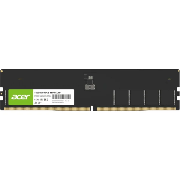 Acer UD200 16GB DDR5 4800MHz CL40 1.1V 1R*8 UDIMM Desktop Memory