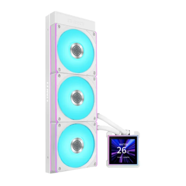 Lian Li HydroShift II LCD-S 360 CL RGB AIO Liquid Cooler - White