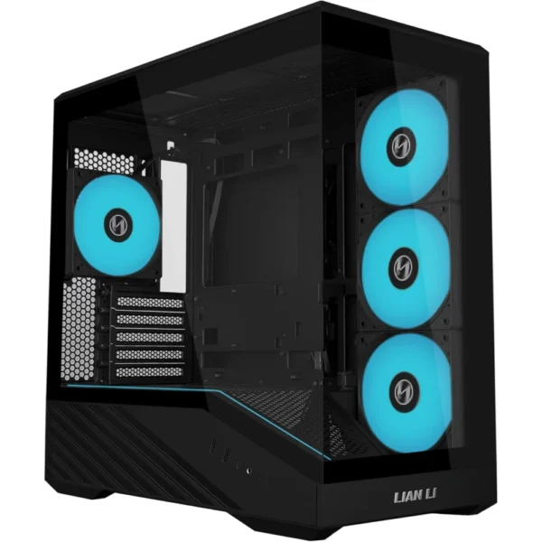 Lian Li VECTOR V100 MINI Compact PC Case - 4x ARGB Fans Pre-installed