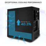 Lian Li VECTOR V100 MINI Compact PC Case - 4x ARGB Fans Pre-installed - Image 3
