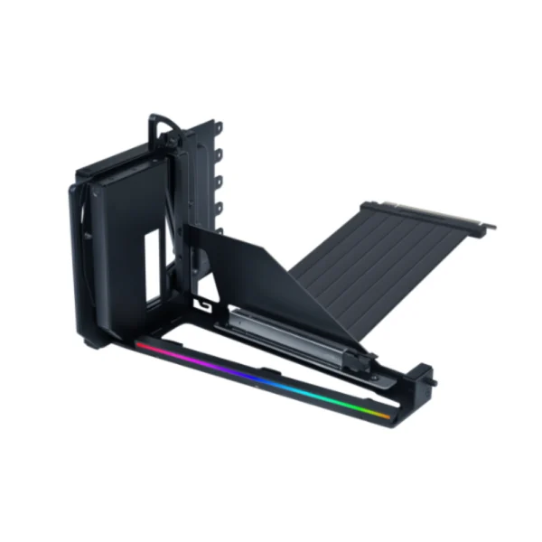 Lian Li VG4v4 4 Slots Vertical GPU Kit w/ 200mm PCIe 5.0 Riser Cable - Black