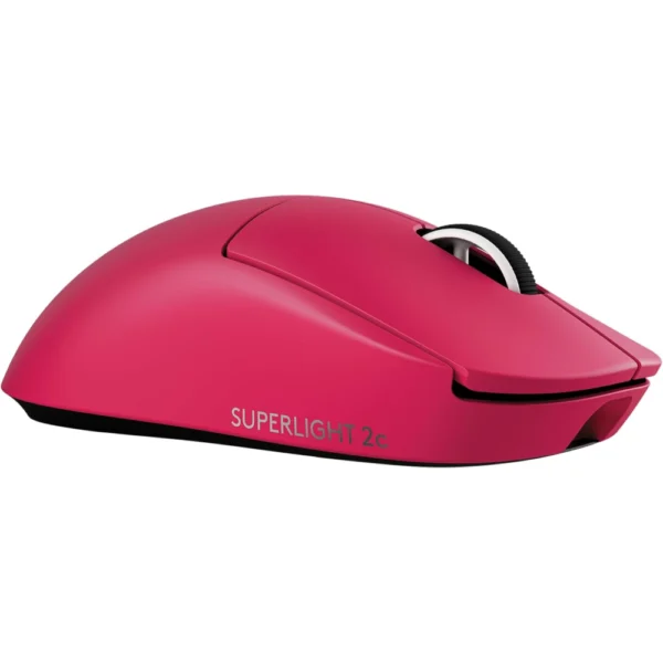 Logitech G PRO X Superlight 2c Wireless Gaming Mouse, 51 g pro-Grade Compact Mouse with 5 programmable Buttons, USB-C Charging, 44K DPI Sensor, up to 8 kHz Polling for PC/Mac - Pink
