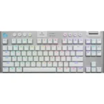Logitech G915 X Lightspeed TKL Wireless Mechanical Gaming Keyboard - Tactile Switches - White - Open Box