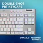 Logitech G915 X Lightspeed TKL Wireless Mechanical Gaming Keyboard - Tactile Switches - White - Open Box - Image 2