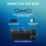 Logitech G915 X Lightspeed TKL Wireless Mechanical Gaming Keyboard - Tactile Switches - Open Box - Image 6